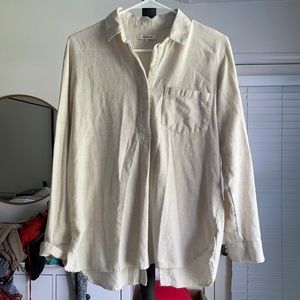 Madewell Cream Button Down